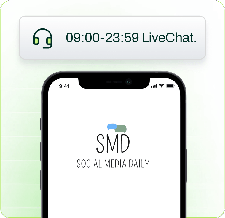 09:00-23:59 LiveChat — Social Media Daily