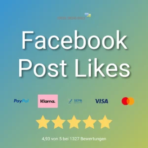 Echte Facebook Post Likes für Beiträge günstig kaufen