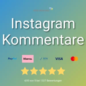 Echte Instagram Kommentare günstig kaufen