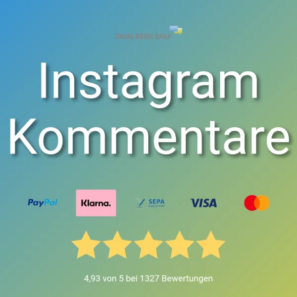 Echte Instagram Kommentare günstig kaufen