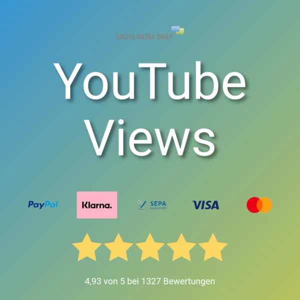 Echte YouTube Klicks günstig kaufen
